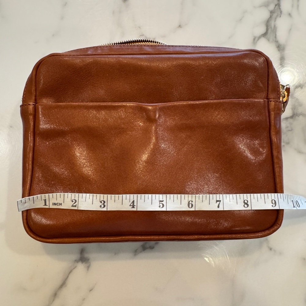 Clare V maribel brown top handle crossbody bag - Picture 8 of 13